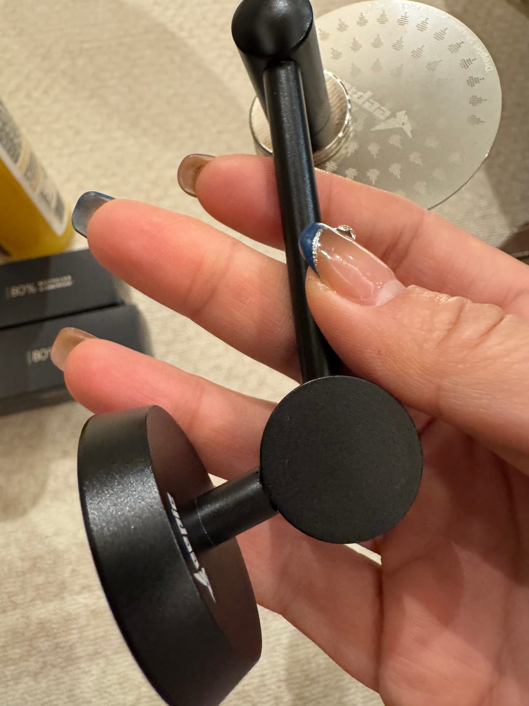Customer photo review of Multi-Function Magnetic Puck Screen Holder