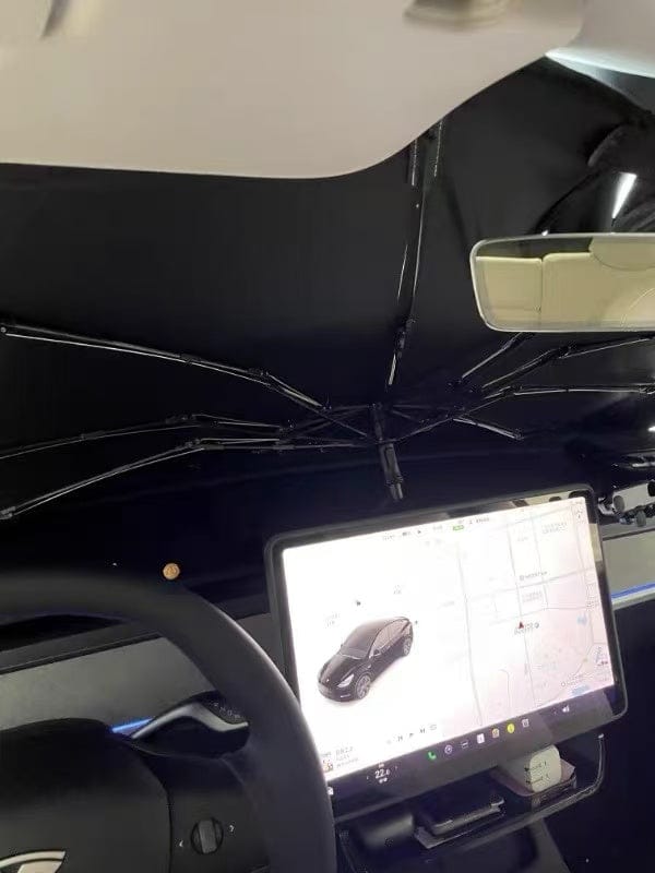 Customer photo review of US STOCK UV-Protection Car Front Window Sunshade For Model 3/3 Highland/Y/Y Juniper