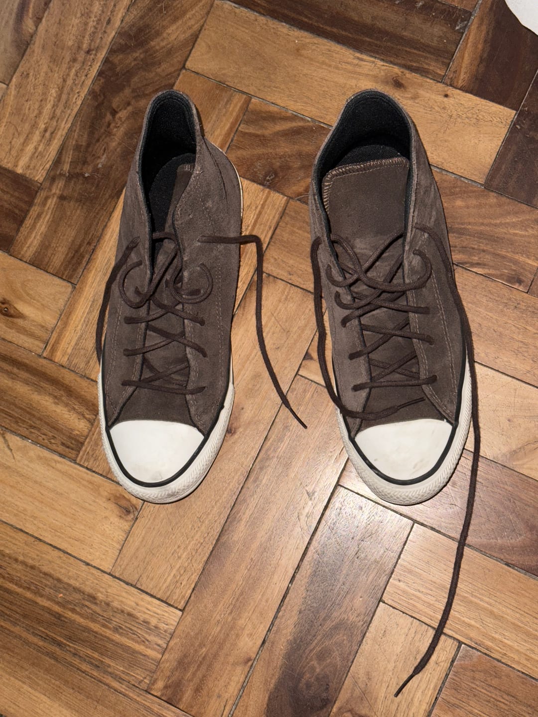 Customer photo review of Zapatillas Converse Chuck Taylor Hi SE Marrón