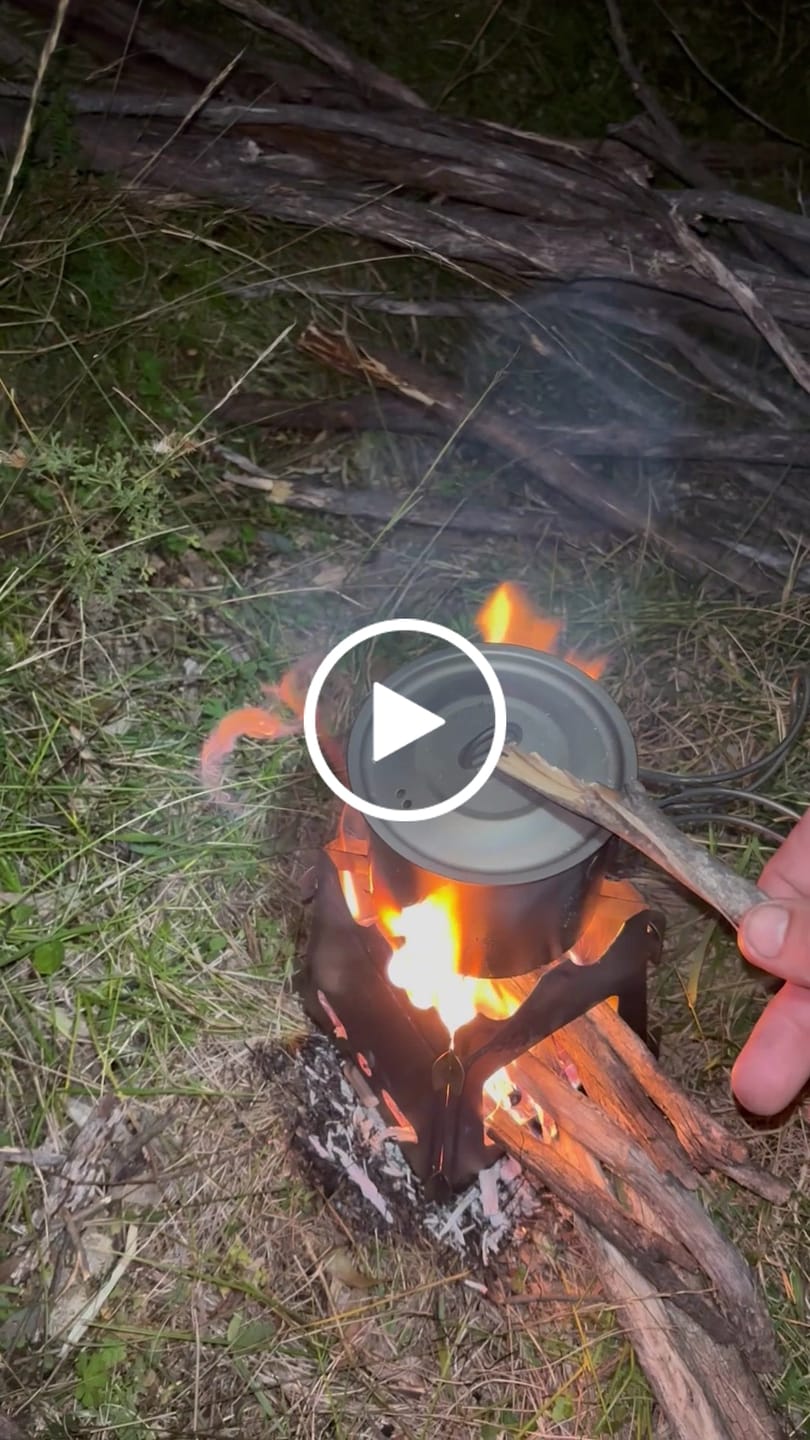 Customer video review of Titanium Stove & Cup Set