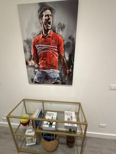 Customer photo review of Tela Novak Djokovic