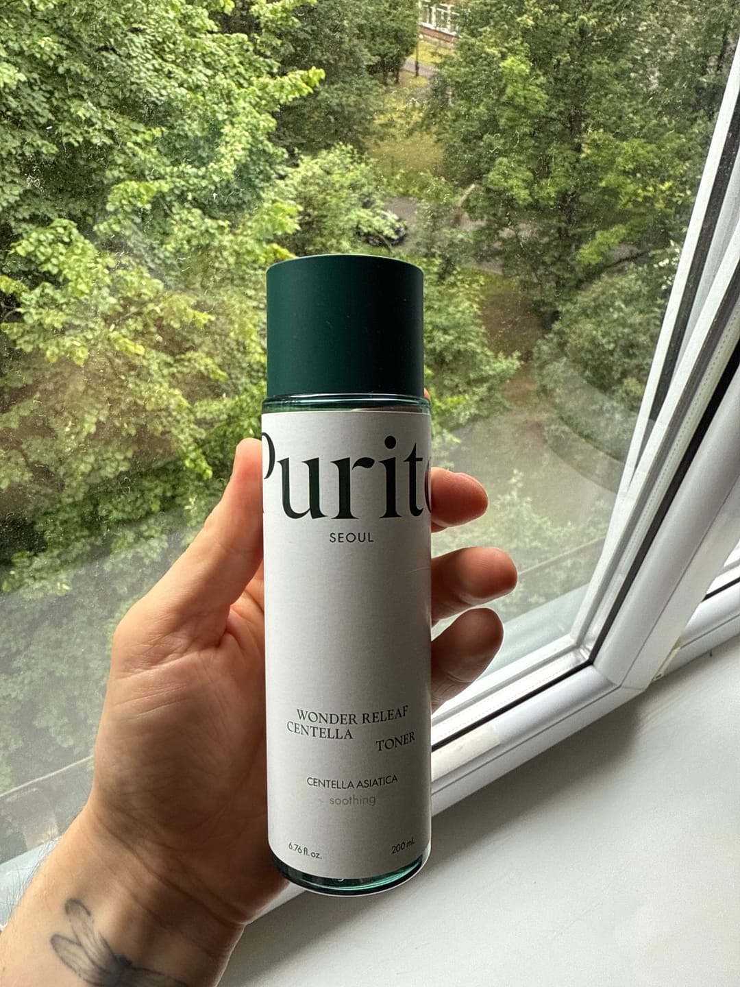 Customer photo review of Nomierinošs toniks ar Gotu kolu Purito Wonder Releaf Centella Toner
