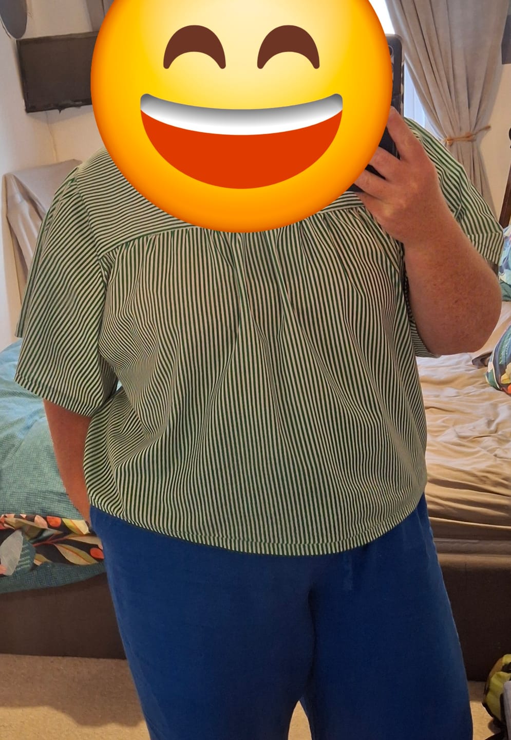 Customer photo review of Candy Stripes Polycotton Fabric