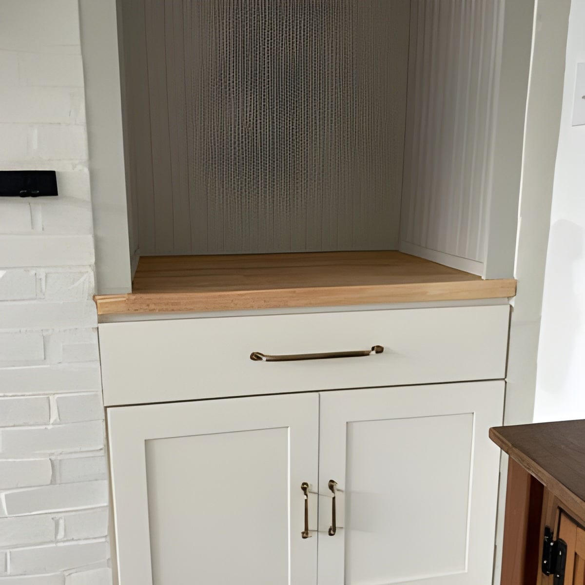 Customer photo review of Serene Cabinet Pulls - Antique Brass