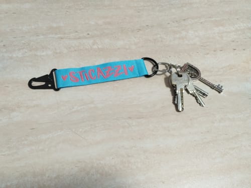 Customer photo review of Portachiavi + Stampina STICAZZ*