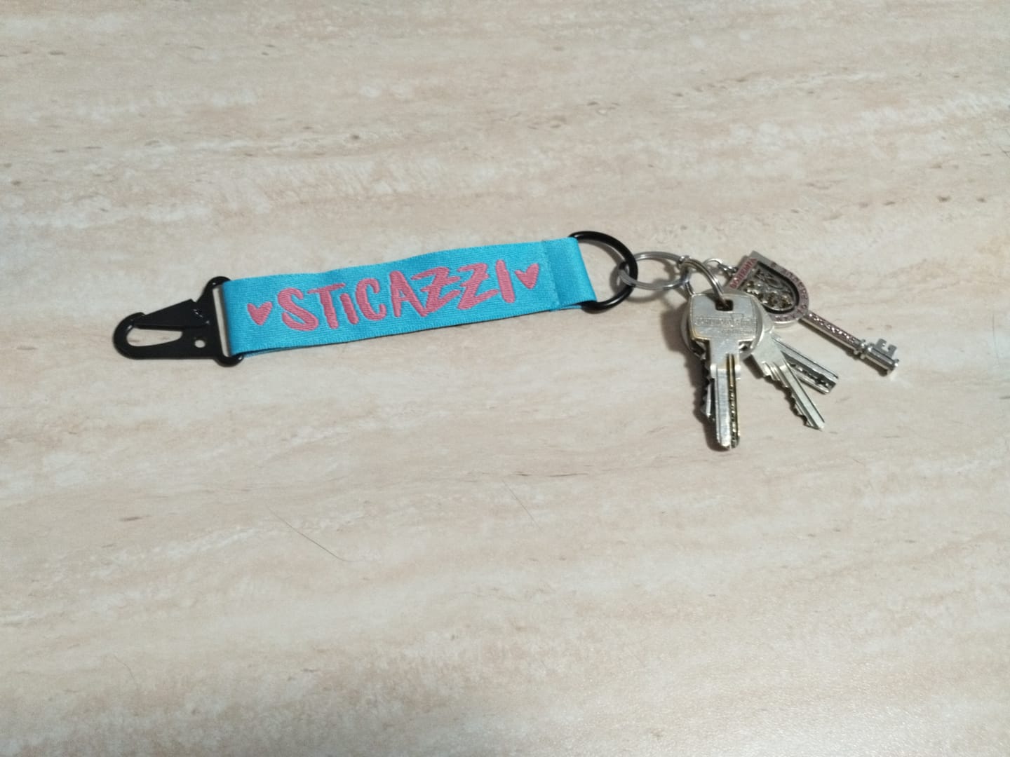Customer photo review of Portachiavi + Stampina STICAZZ*