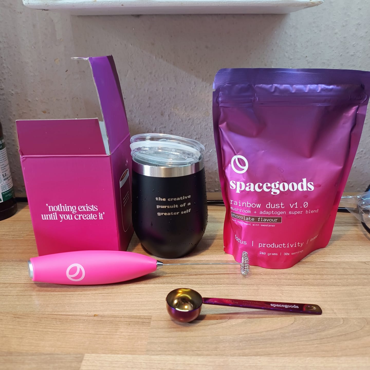 Customer photo review of rainbow dust starter kit