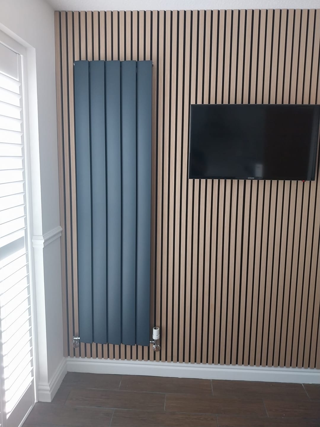 Customer photo review of Wooden Wall Panel | Natural Oak | Premium 3-sided Wood Veneer