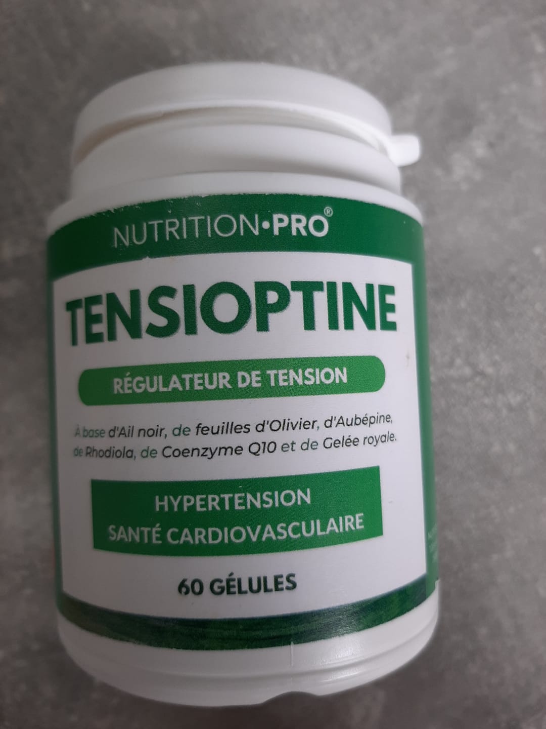 Customer photo review of TENSIOPTINE - 60 GÉLULES