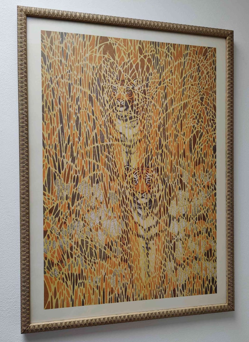 Customer photo review of Camouflaged Tigers by Toshi Yoshida, 1985
