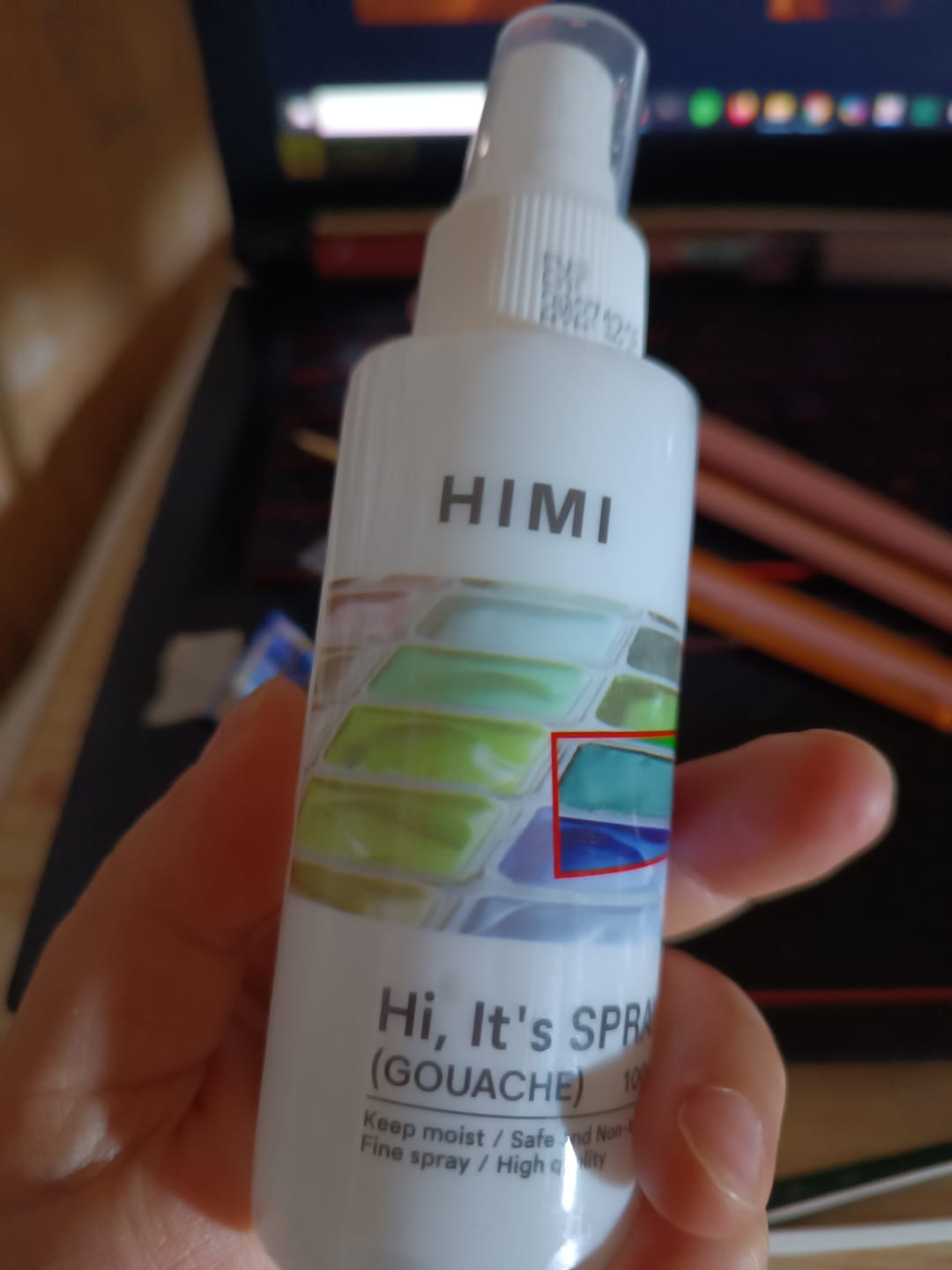 Customer photo review of Himi - Spray Protector Antihongos e Hidratador Para Gouache y Acrílicos