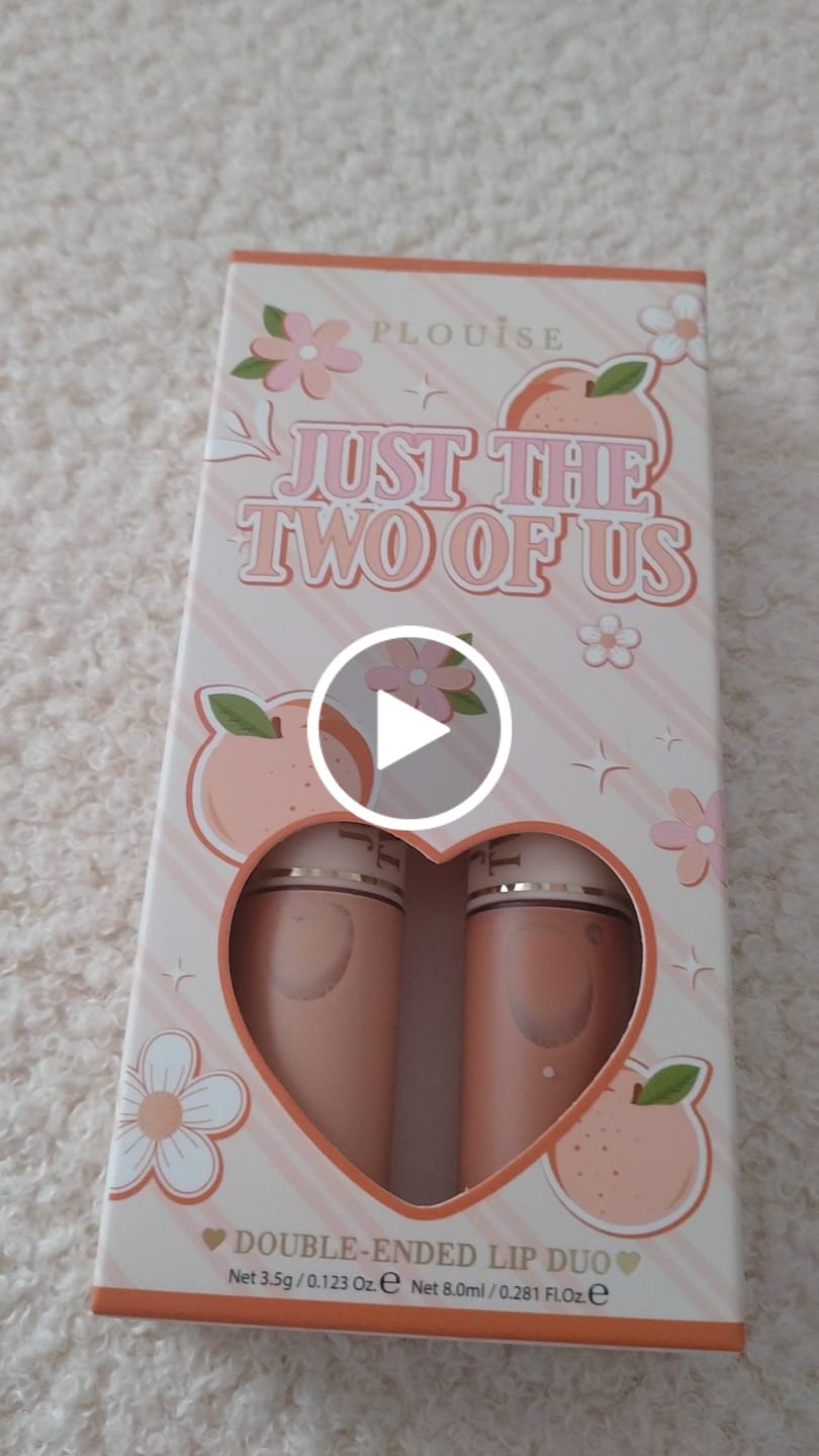 Customer video review of P. Louise Just The Two Of Us Double Ended Peach Lipstick