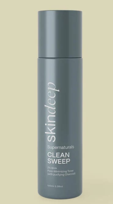 Customer photo review of CLEAN SWEEP - 2% BHA Pore-Minimizing Toner (w/ purifying Charcoal)