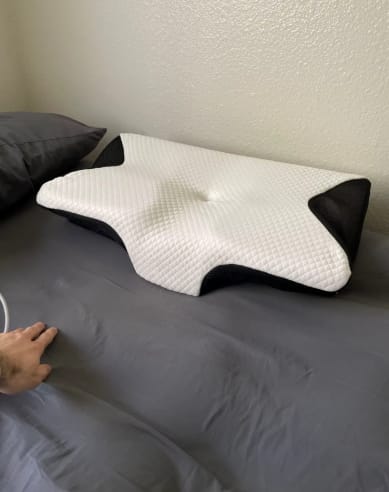 Customer photo review of The Pillow That Ends Neck Pain—While You Sleep