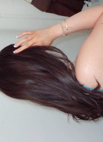 Customer photo review of Pink Extra Short Square Nails - Press On Nails