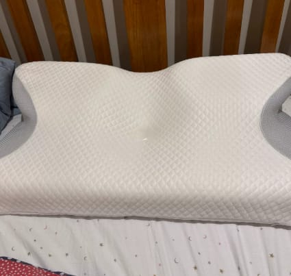 Customer photo review of The Pillow That Ends Neck Pain—While You Sleep
