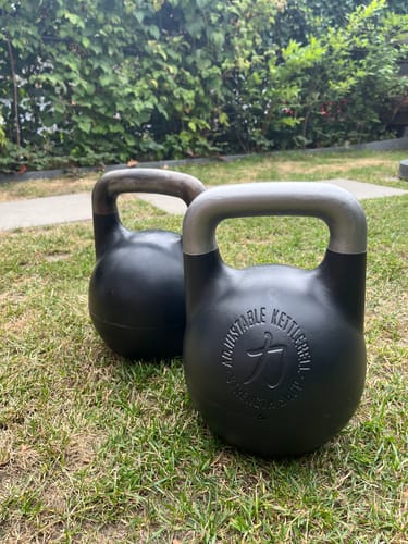 Customer photo review of Adjustable Kettlebell 12kg-32kg, Competition Style