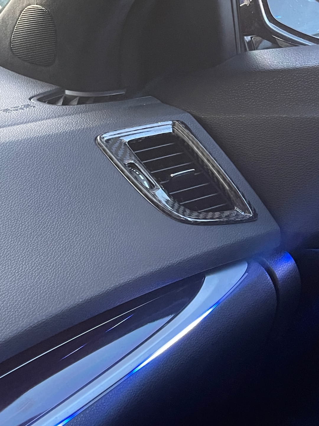 Customer photo review of 2015-2020 Acura TLX AC Vents Carbon fiber