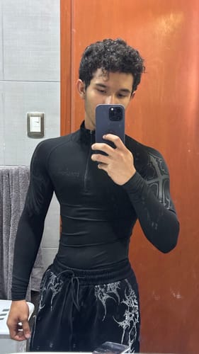 Customer photo review of Bloodmoon Uncuffed Luxury Cargos [VOID BLACK]