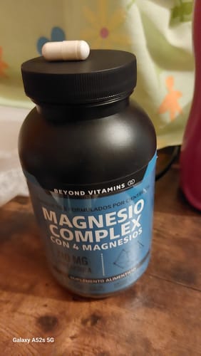 Customer photo review of Magnesio complex con 4 magnesios - 180 cápsulas