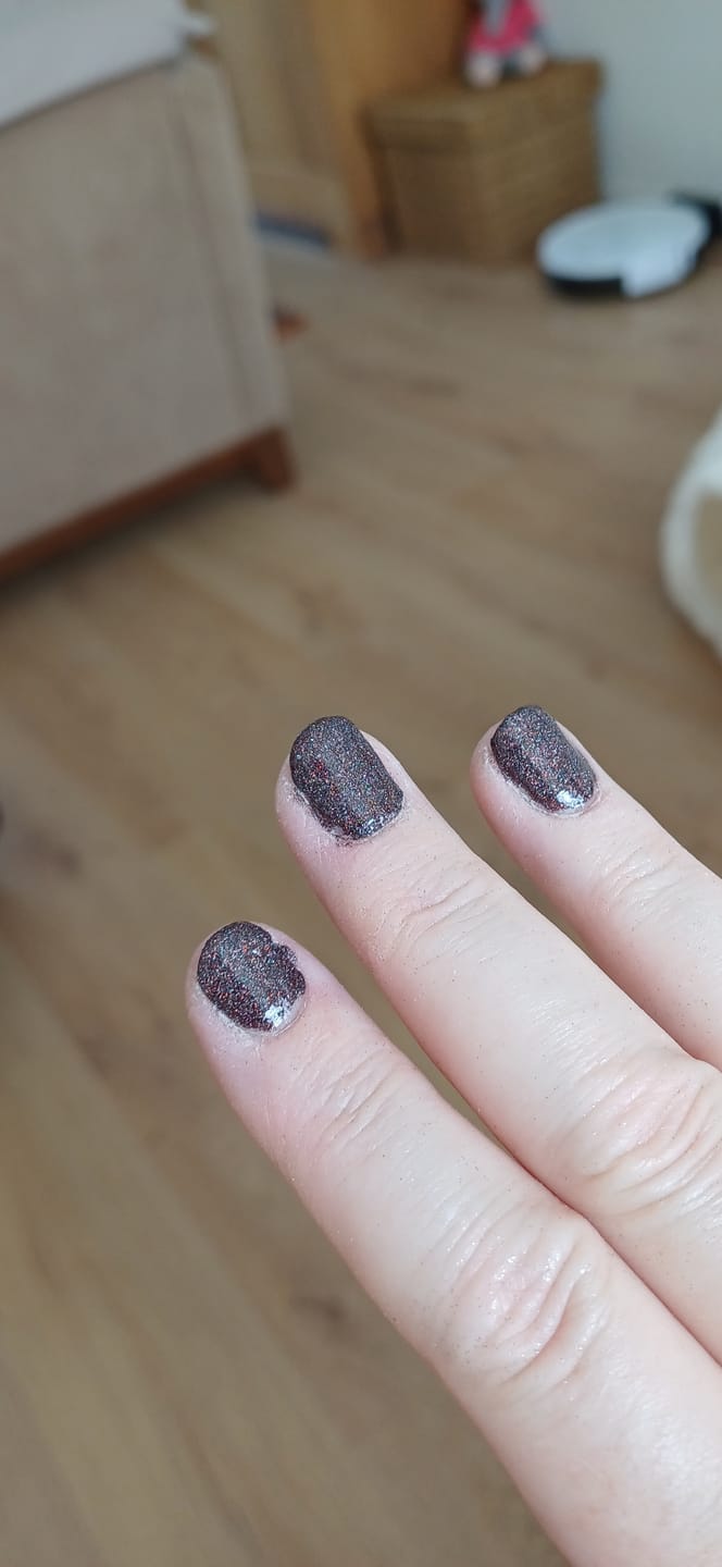 Customer photo review of Mocha Rose Dipping Powder