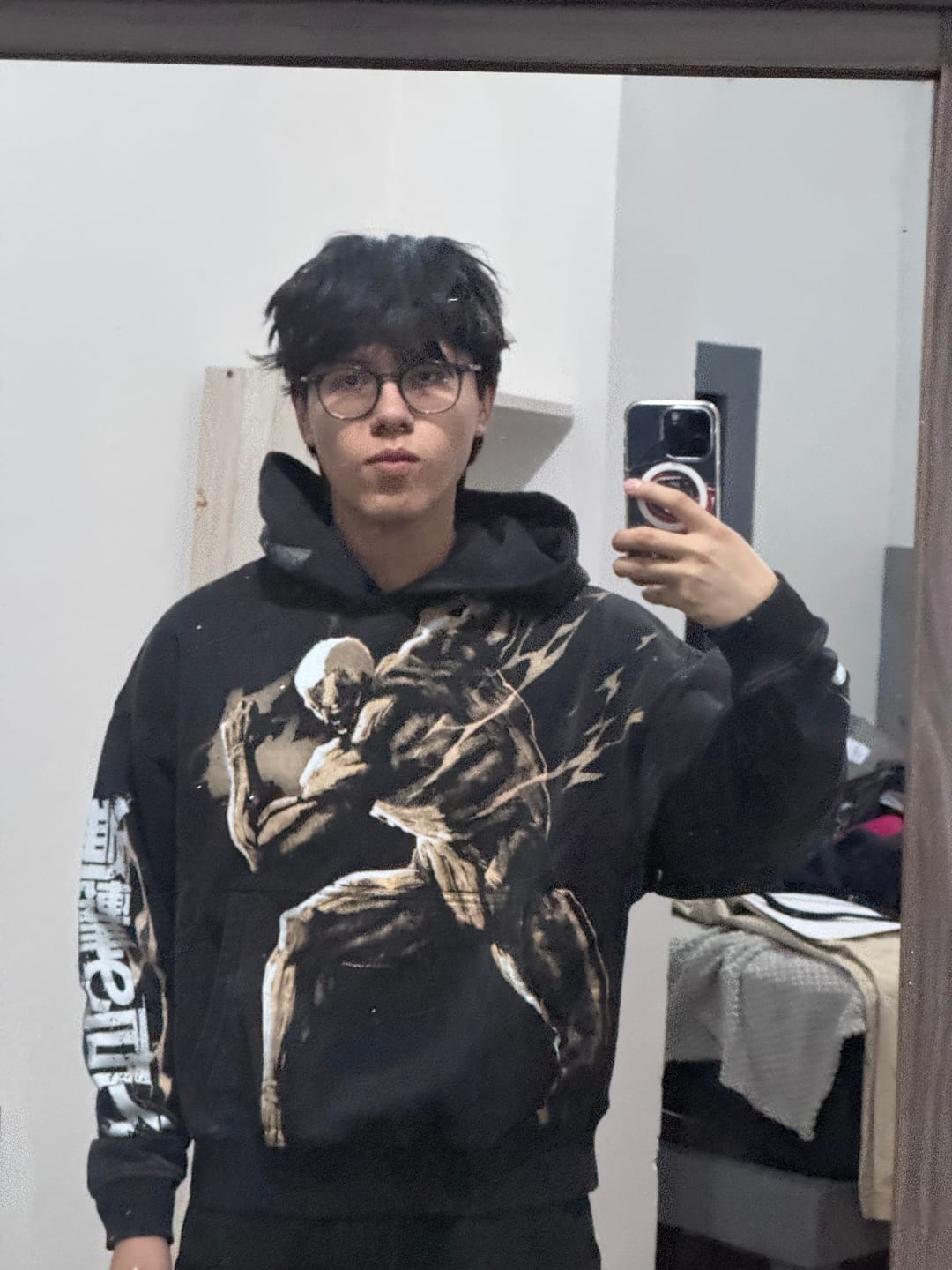 Customer photo review of 5129 - AOT©  x YLA Pullover Hoodies