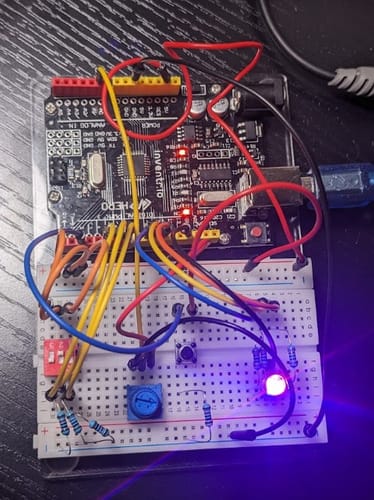 Customer photo review of Breadboard Mount Accessory for HERO Board