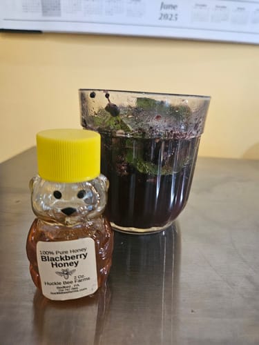 Customer photo review of Pure Blackberry Infused Honey