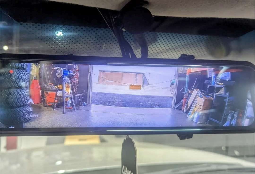 Customer photo review of M4 Mirror Dash Cam 2CH