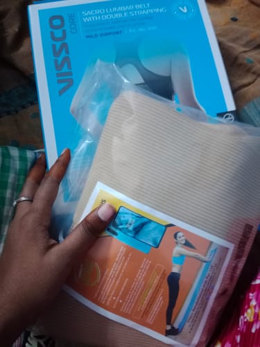 Customer photo review of Sacro Lumbar Belt (Mild Support) | Provides Support to Lower Back | Corrects Posture & Relieves Back Pain (Beige)