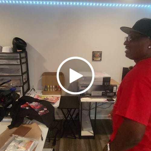 Vernon B. review of DTF Starter Bundle: A3+(13x19) Hot Peel, 500g Soft Powder & 100ml Ink Set image 1 out of 1