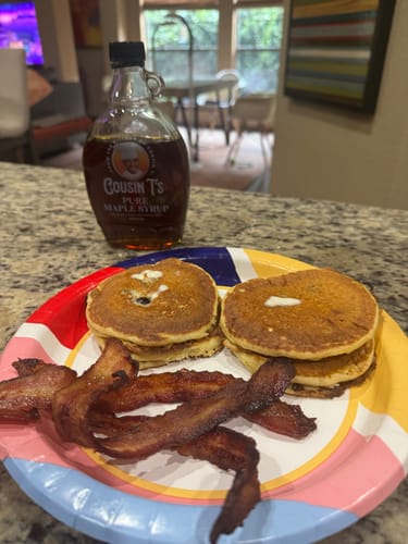 Customer photo review of Cousin T's Maple Syrup & Pancake Mix Bundle