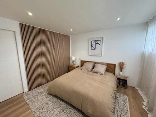 Customer photo review of Wooden Wall Panel | Natural Oak | Premium 3-sided Wood Veneer