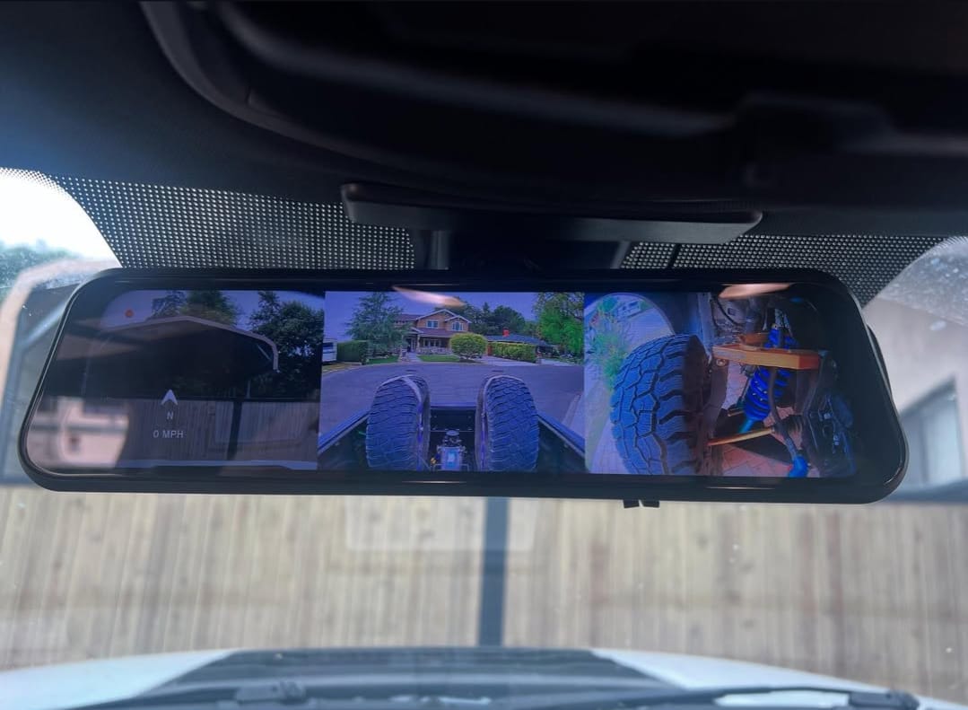 Customer photo review of M4 Mirror Dash Cam 3CH