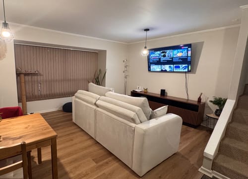 Customer photo review of Sofá extensible Toscana