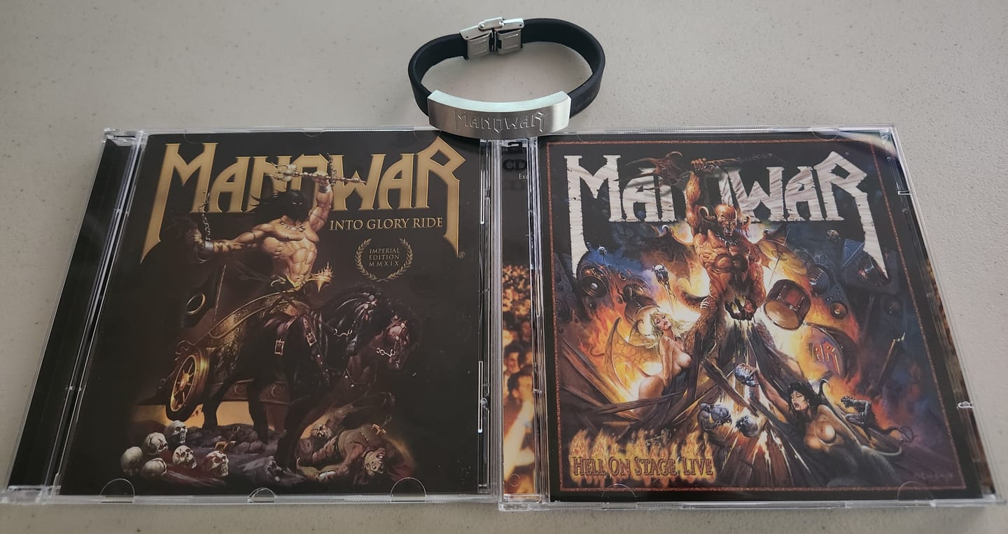 Customer photo review of Manowar CD Into Glory Ride Imperial Edition MMXIX (remixed/remastered)