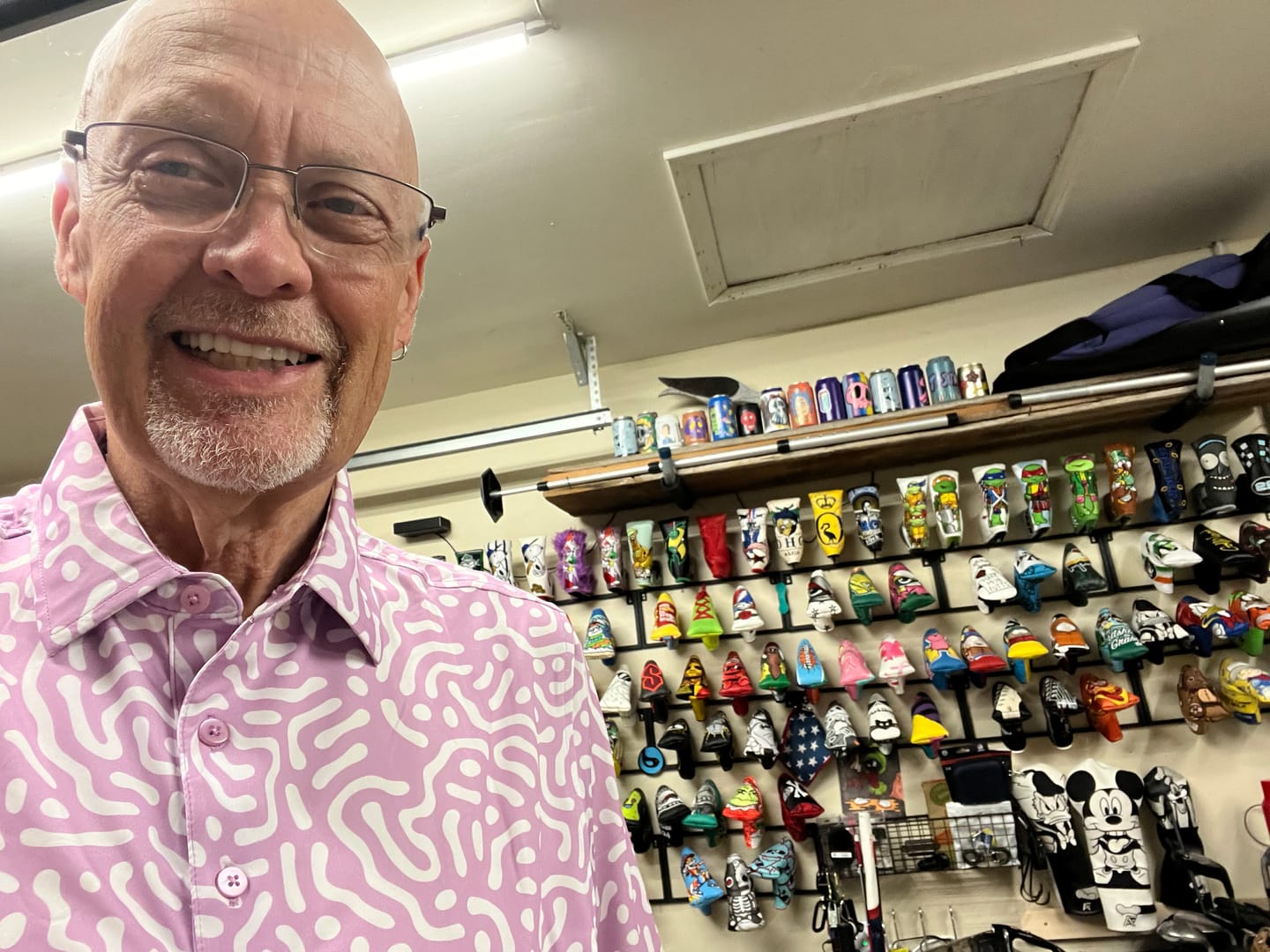 Customer photo review of Wrong Fairway Men's Polo (Lavender)