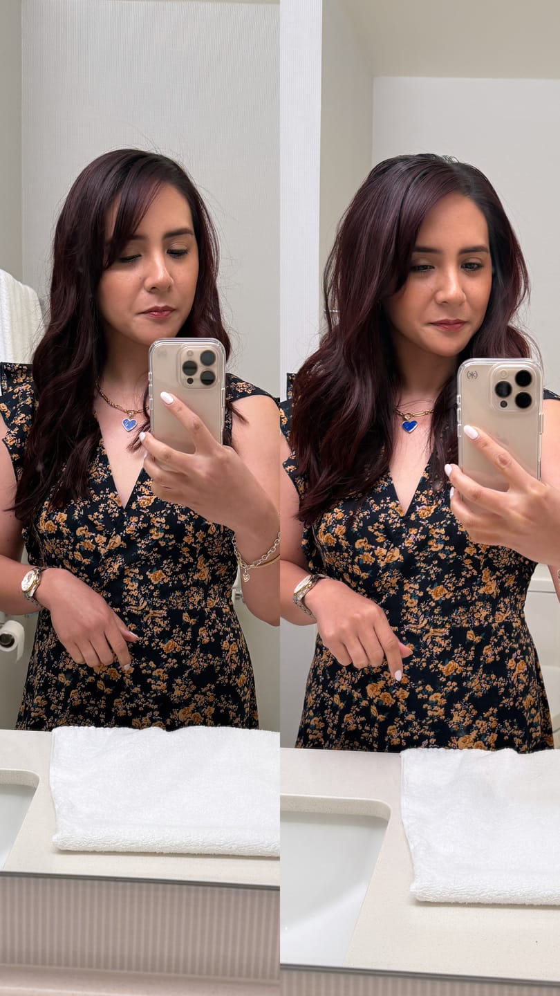 Customer photo review of Root Texturizing Powder + Flex Hold Hairspray Bundle