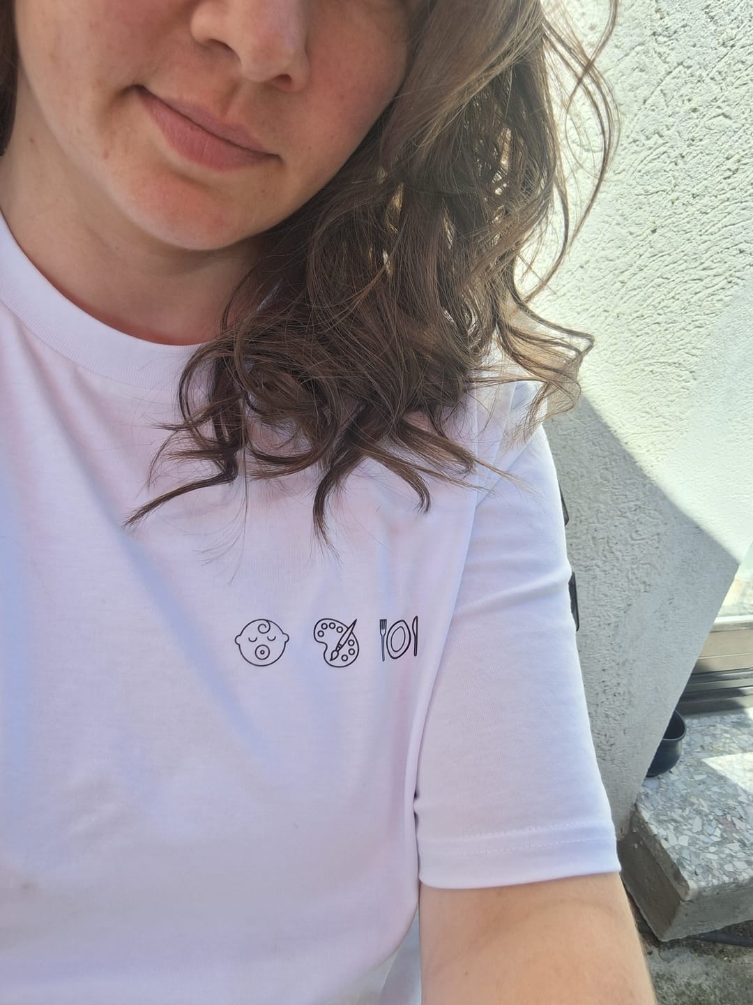 Customer photo review of Personaliertes Premium T-Shirt aus Bio-Baumwolle (Unisex) | 3 Motive