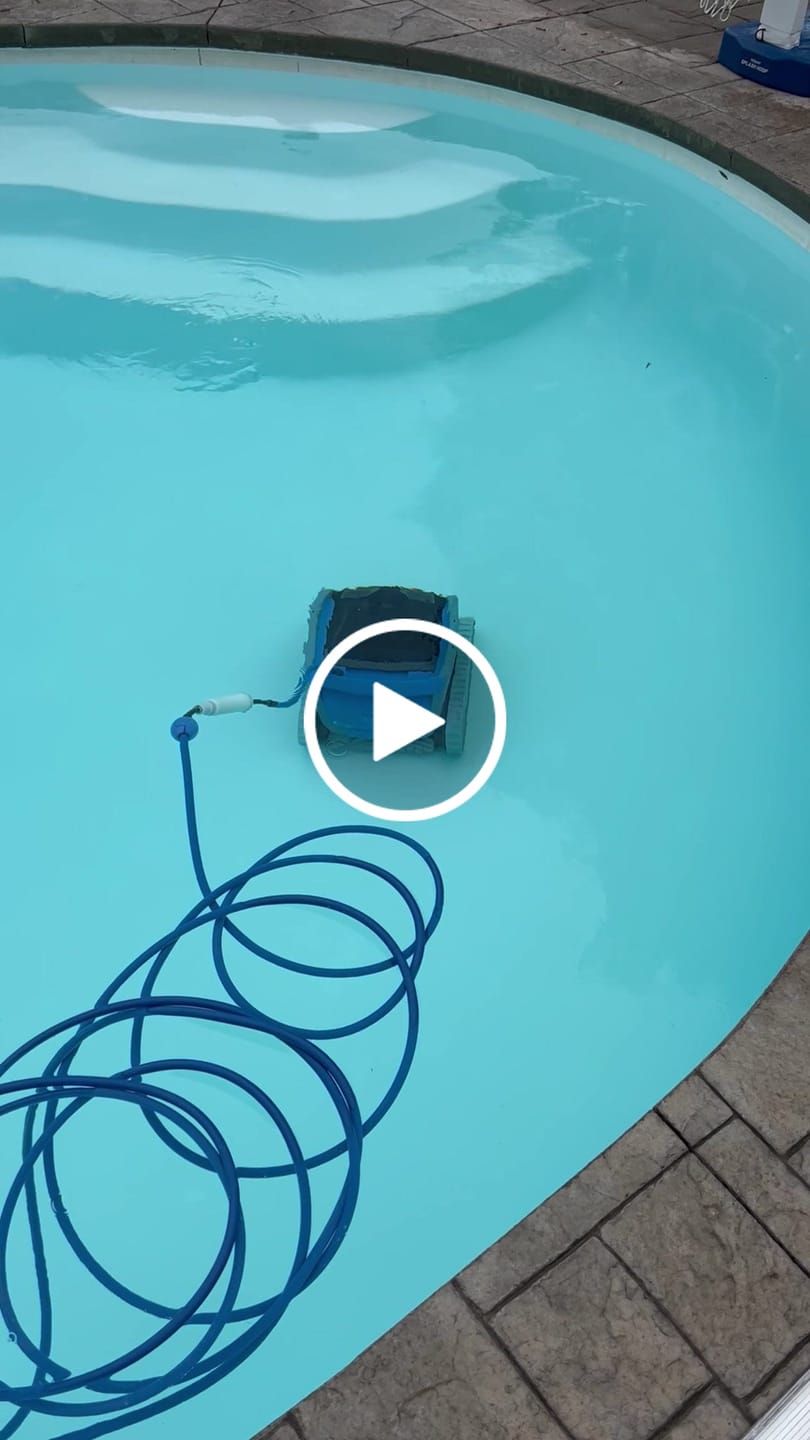 Customer video review of Maytronics Dolphin M550 Robotic Pool Cleaner