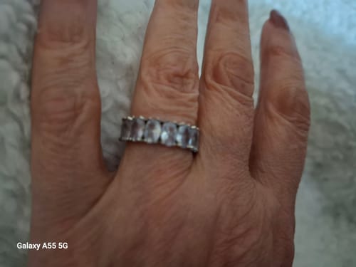 Customer photo review of Oval Cut Ring