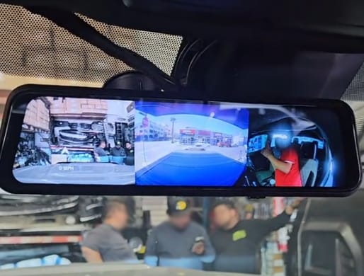 Customer photo review of M4 Mirror Dash Cam 3CH