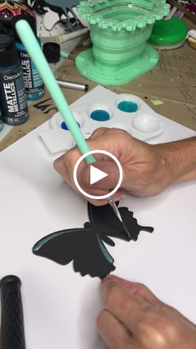 Customer video review of Unfinished Wood Butterfly | Insect | Animal | Wildlife | Craft Cutout | up to 46" DIY