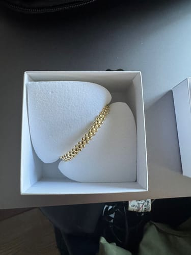 Customer photo review of CERBERUS Bangle 14K Gold Vermeil