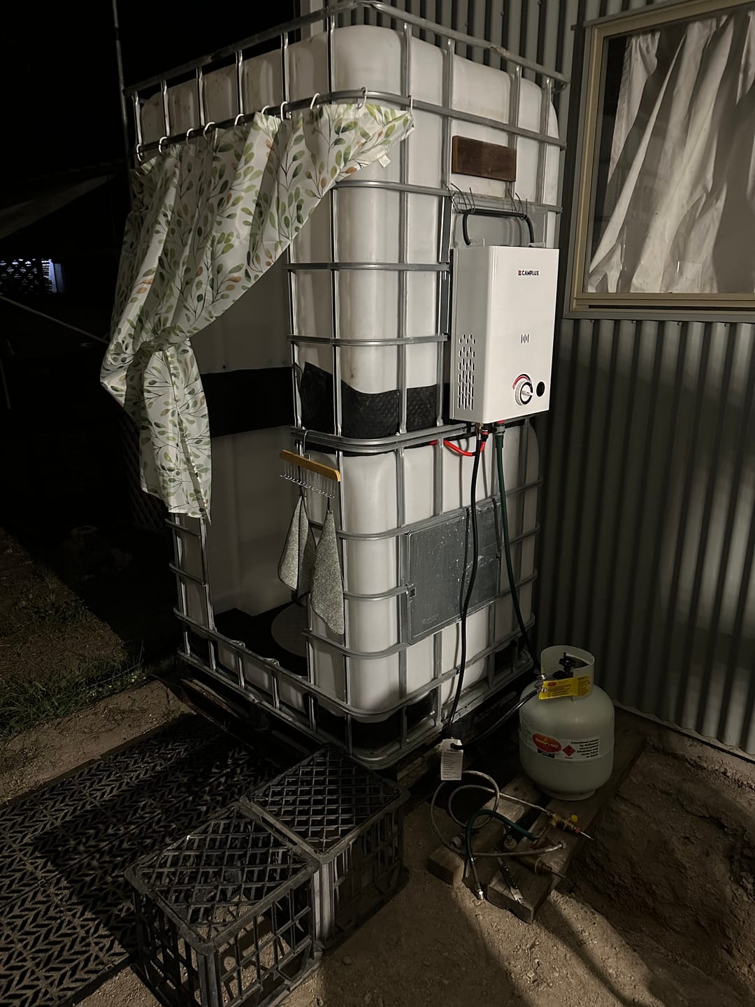 Customer photo review of Camplux Portable Tankless Water Heater F10
