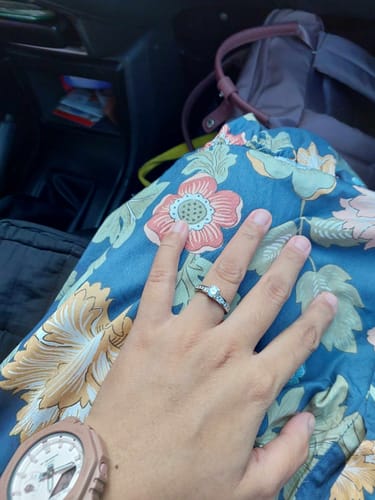 Customer photo review of 1ct Sintra Engagement Ring