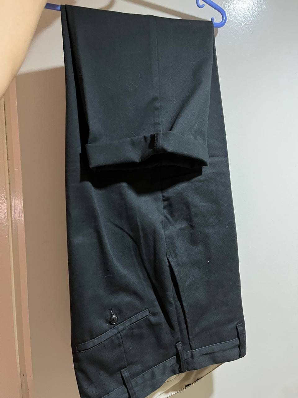 Customer photo review of 1970s Straight-Leg Work Pants - Black