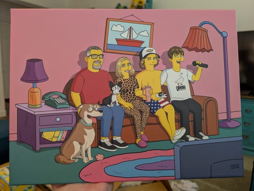 Customer photo review of Turn Me Yellow — Digital Portrait