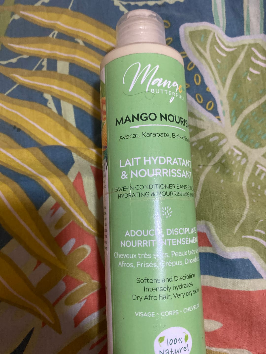 Customer photo review of Lait hydratant et nourrissant - NOURISH