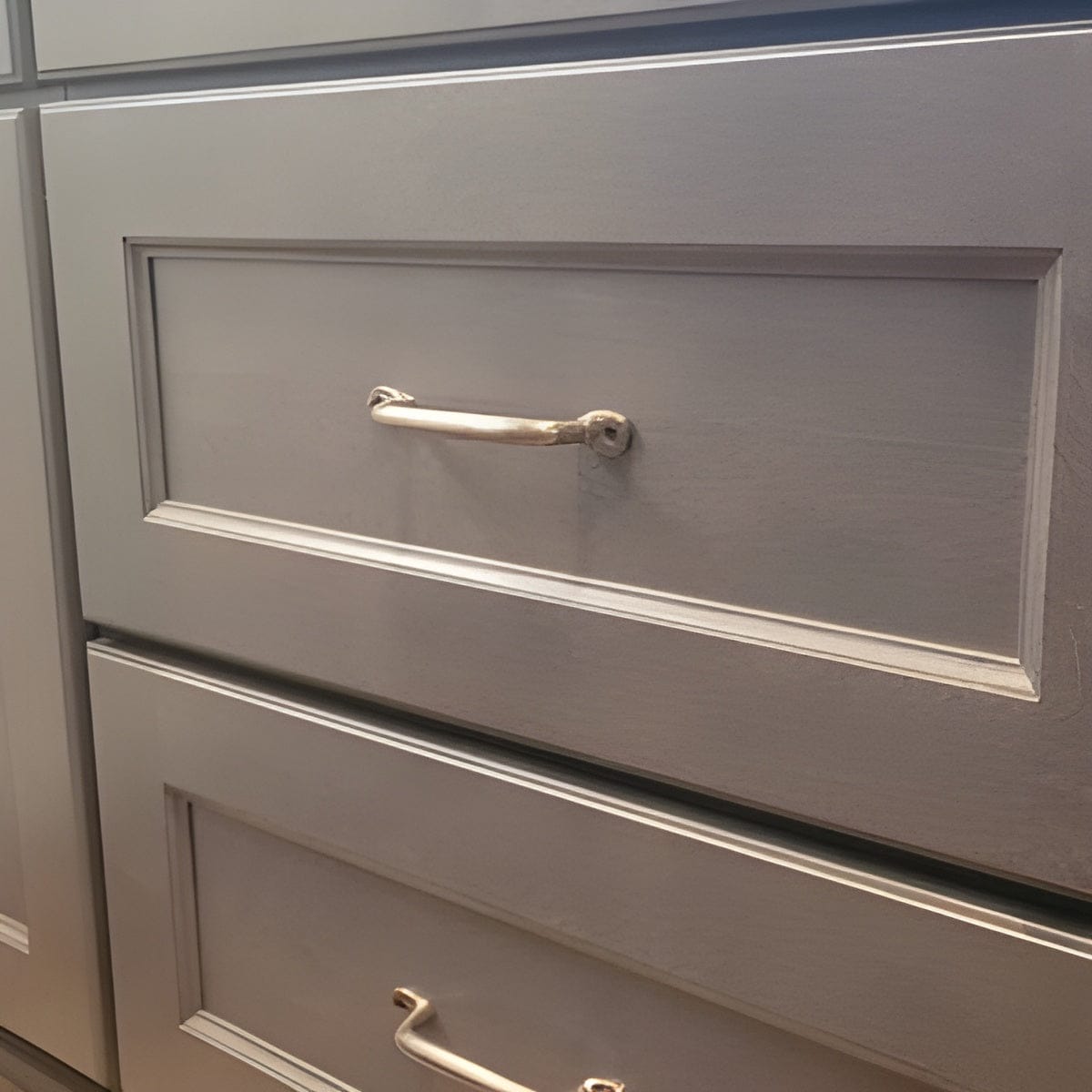 Customer photo review of Serene Cabinet Pulls - Antique Brass